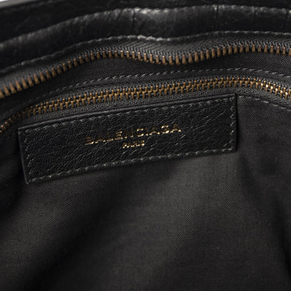Balenciaga Striped Motocross Classic City Bag