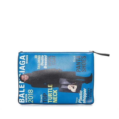 Luxury Balenciaga Trending 2025 Supermarket Magazine Clutch (SHG-fVz7WG)