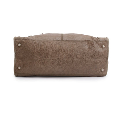 Balenciaga Taupe Agneau Leather Giant 12 City Bag