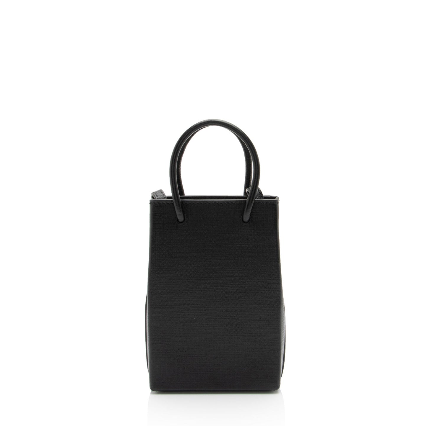 Luxury Balenciaga Trending 2025 Textured Calfskin Phone Holder Crossbody (SHF-vPnMbh)