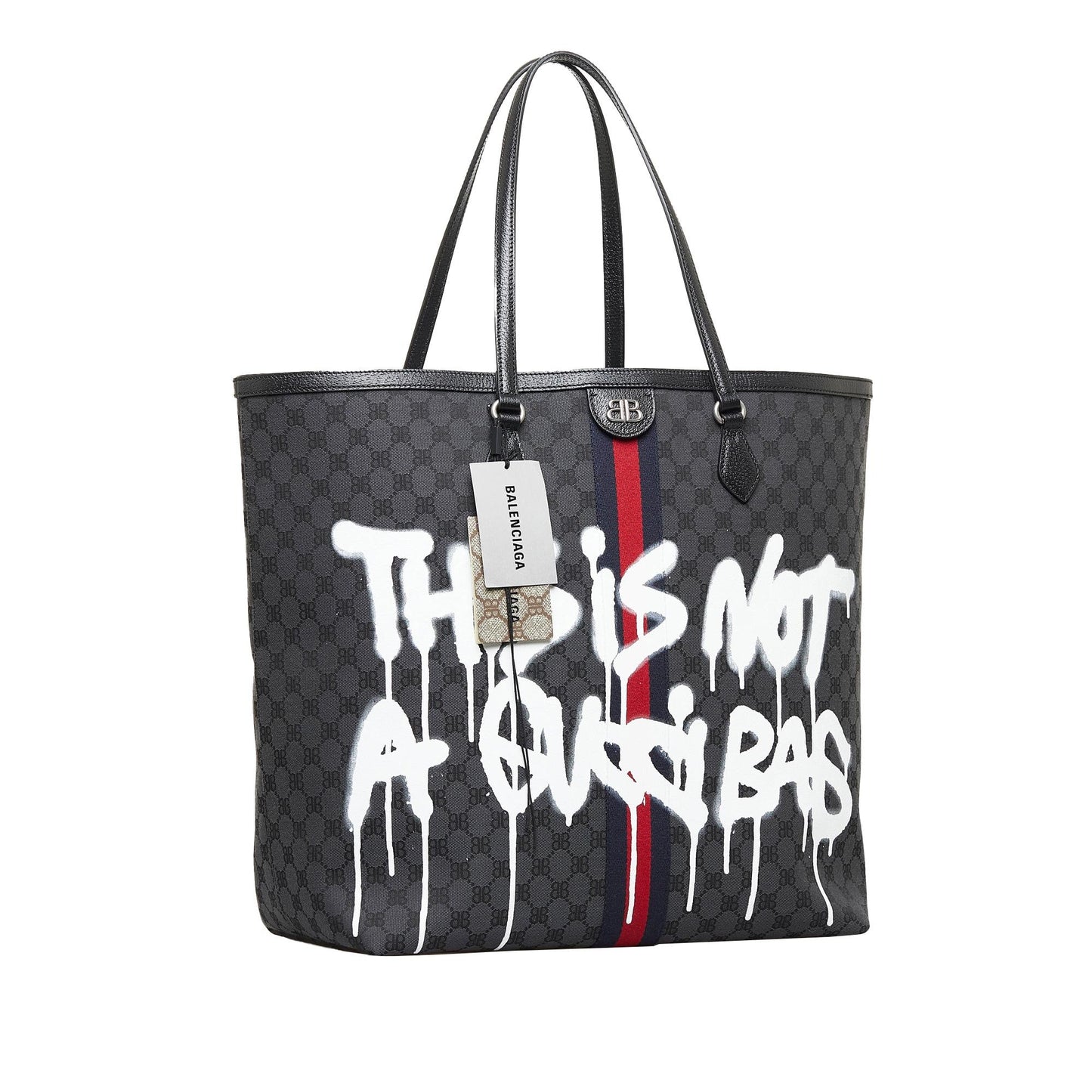 Luxury Balenciaga Trending 2025 The Hacker Project Graffiti BB Supreme Tote (SHG-JqTi5J)
