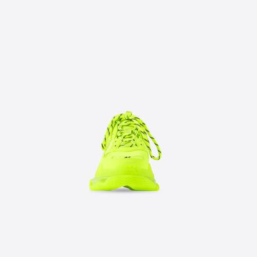 Balenciaga TRIPLE S CLEAR SOLE SNEAKER IN YELLOW