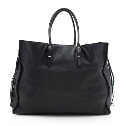 Luxury Balenciaga Trending 2025 Veau Leather Papier A4 Zip Around Tote (SHF-12250)