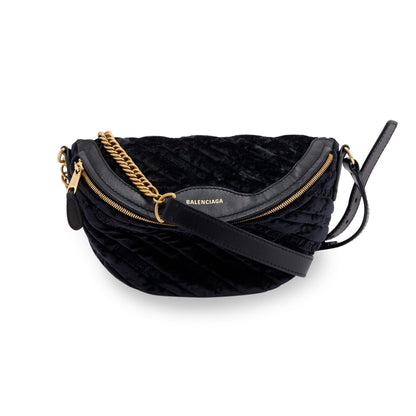 Balenciaga Velvet Souvenir XS Belt Bag