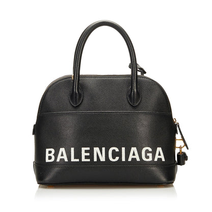 Luxury Balenciaga Trending 2025 Ville Leather Satchel (SHG-36560)