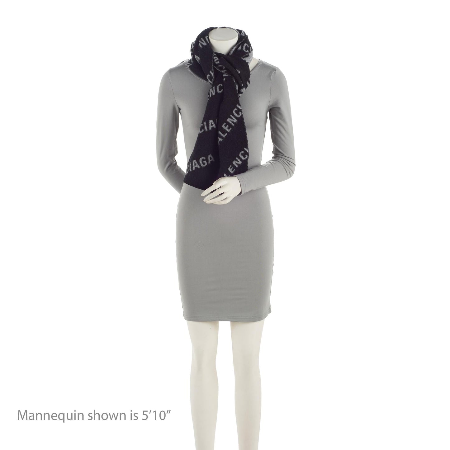 Luxury Balenciaga Trending 2025 Wool Allover Logo Scarf (SHF-23945)