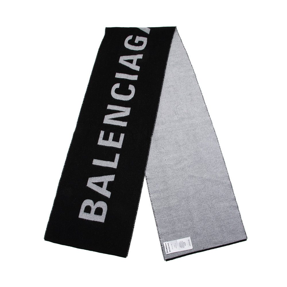 Luxury Balenciaga Trending 2025 Wool Logo Macro Scarf (SHF-23033)