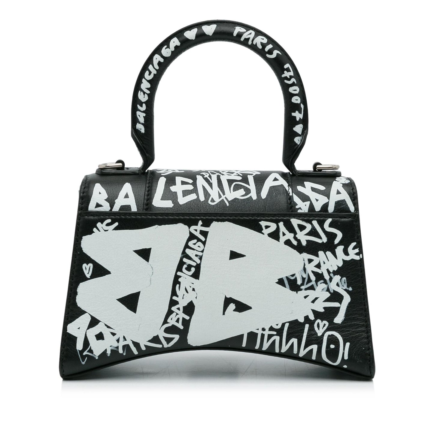 Luxury Balenciaga Trending 2025 XS Hourglass Graffiti Satchel (SHG-heztyI)