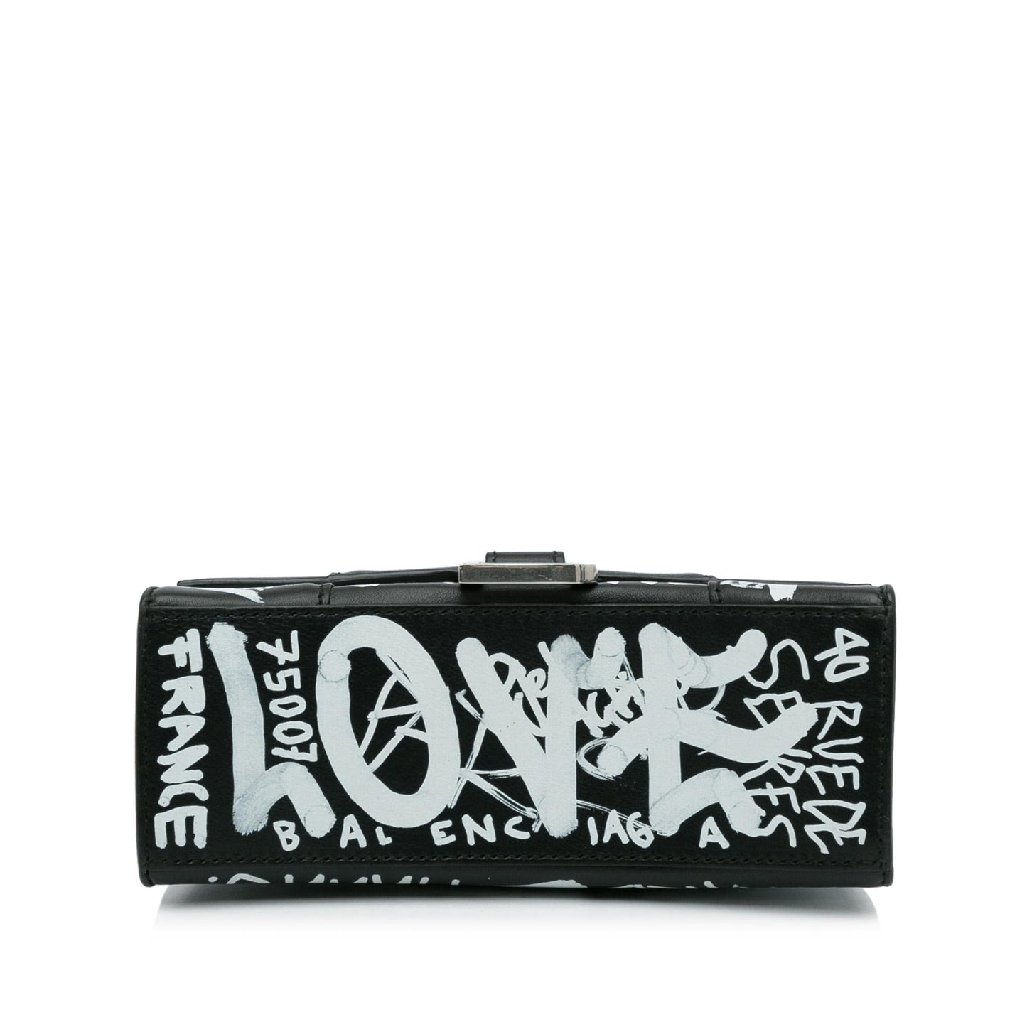 Luxury Balenciaga Trending 2025 XS Hourglass Graffiti Satchel (SHG-heztyI)