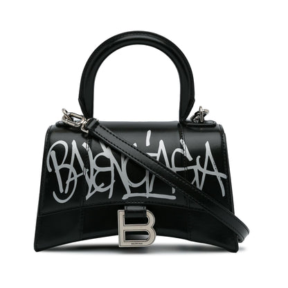 Luxury Balenciaga Trending 2025 XS Hourglass Graffiti Top Handle Bag (SHG-Z3JD8X)