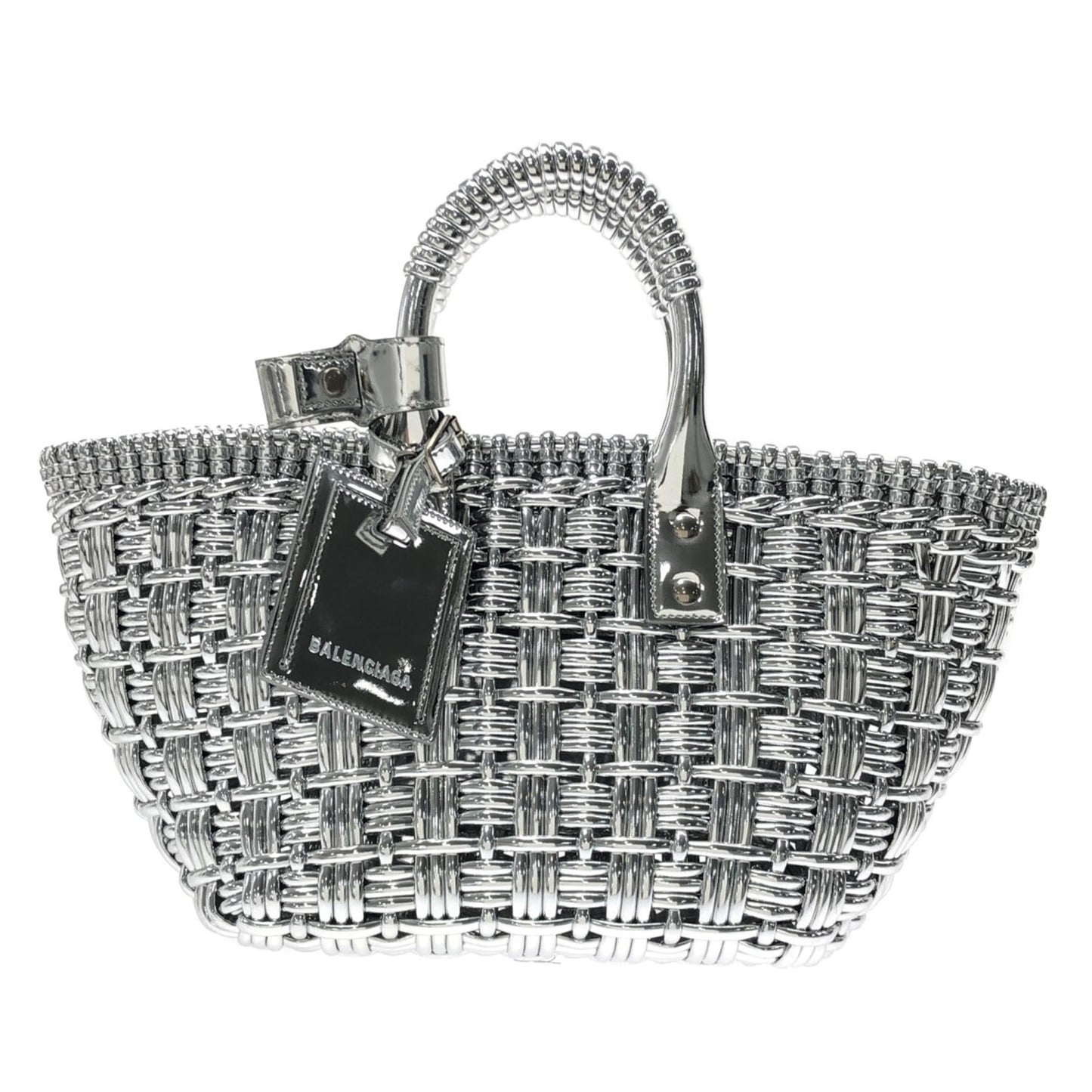 Luxury Balenciaga Trending 2025 XS Mettalic Woven Bistrot Panier Tote (SHG-iHAY00)