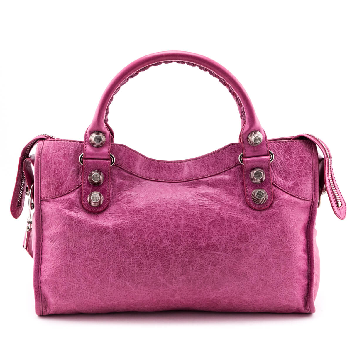 Luxury Balenciaga Trending 2025 Sorbet Agneau Silver Giant 21 City Bag