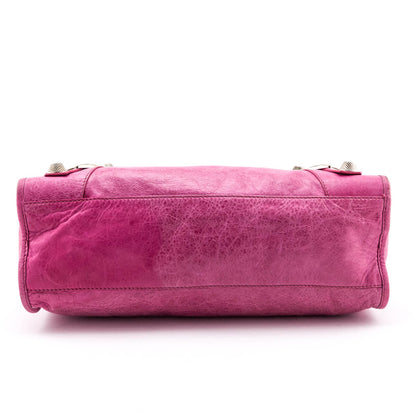 Luxury Balenciaga Trending 2025 Sorbet Agneau Silver Giant 21 City Bag