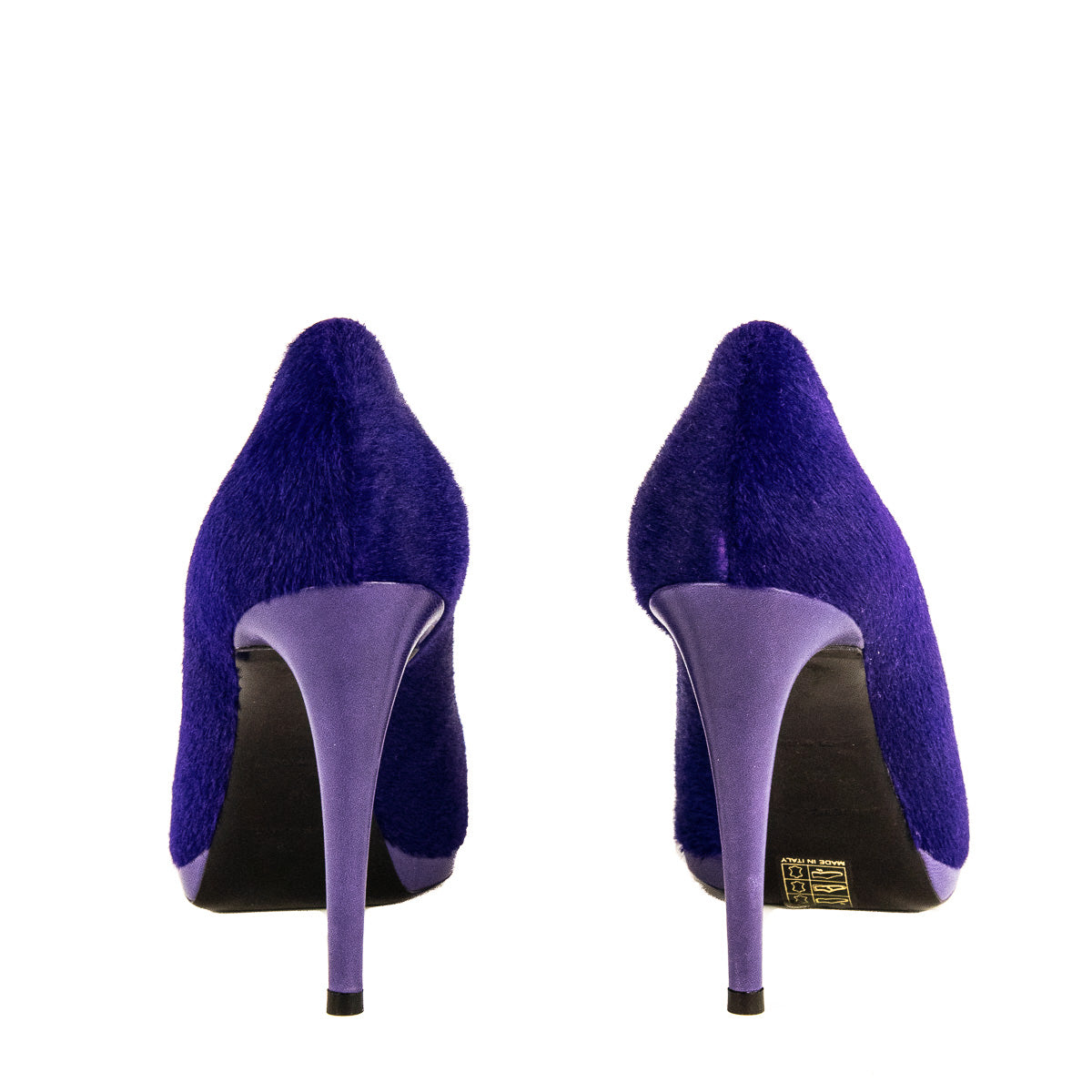 Luxury Balenciaga Trending 2025 Violet Pony Hair Pumps Size US 10 | EU 40