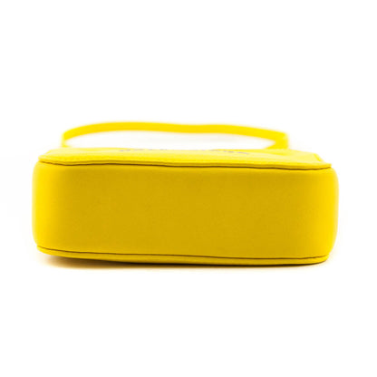 Luxury Balenciaga Trending 2025 Yellow Calfskin Logo XS Everyday Camera Bag