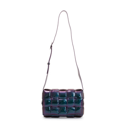 Bottega Veneta 2023 Holographic Glossy Nail Polish Nappa Intrecciato Padded Cassette Bag