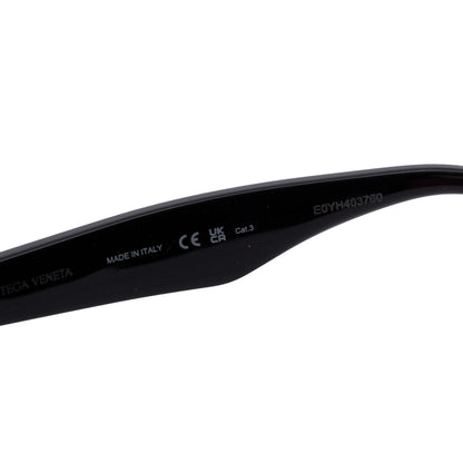 Bottega Veneta BV1101S Black Acetate Pointed Cat Eye Sunglasses