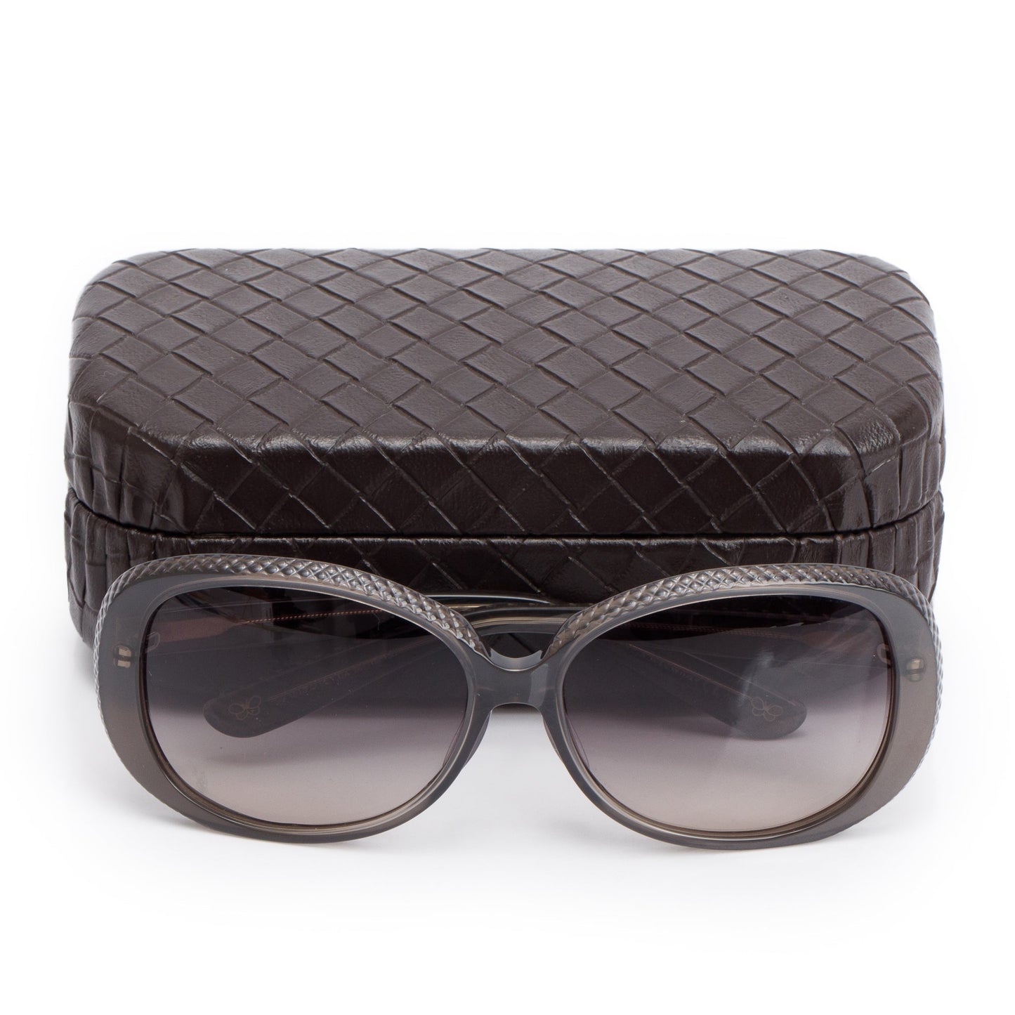 Bottega Veneta BV181/F/S Brown Acetate Square Sunglasses