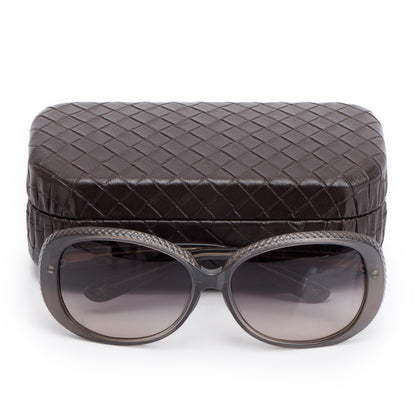 Bottega Veneta BV181/F/S Brown Acetate Square Sunglasses