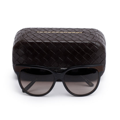 Bottega Veneta BV290/F/S Brown Acetate Square Sunglasses