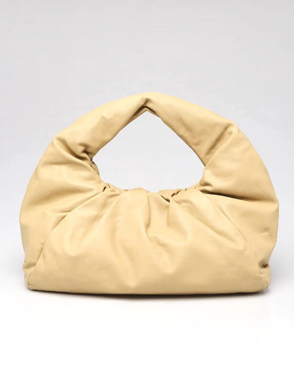 BOTTEGA VENETA CALFSKIN LEATHER THE POUCH SHOULDER BAG