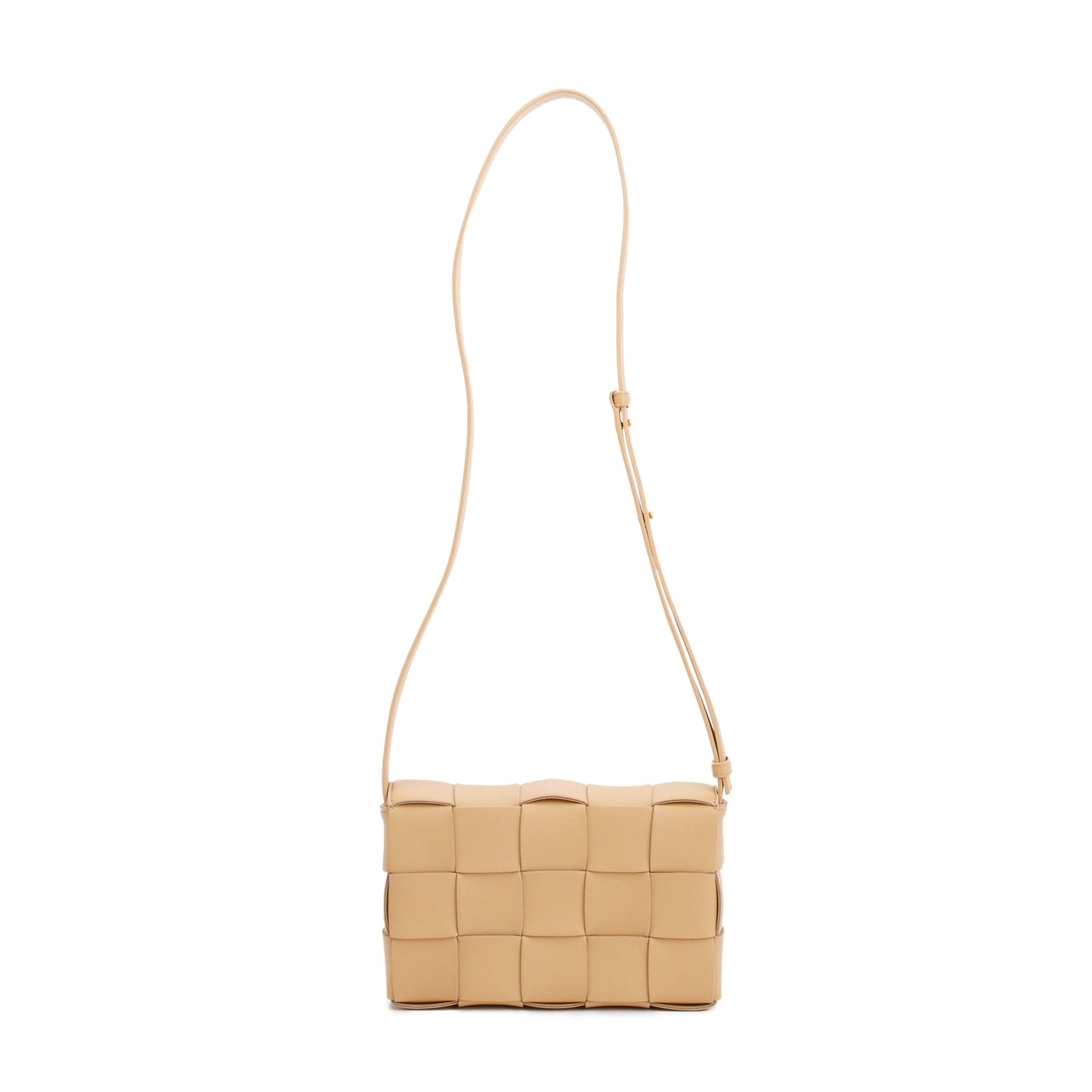 Bottega Veneta Beige Intrecciato Leather Cassette Bag