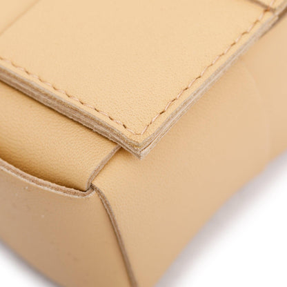 Bottega Veneta Beige Intrecciato Leather Cassette Bag