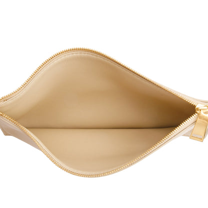 Bottega Veneta Beige Intrecciato Weave Padded Medium The Handle Bag