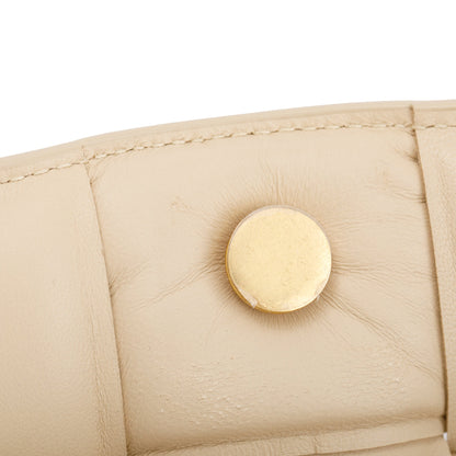 Bottega Veneta Beige Nappa Intrecciato Padded Cassette Bag