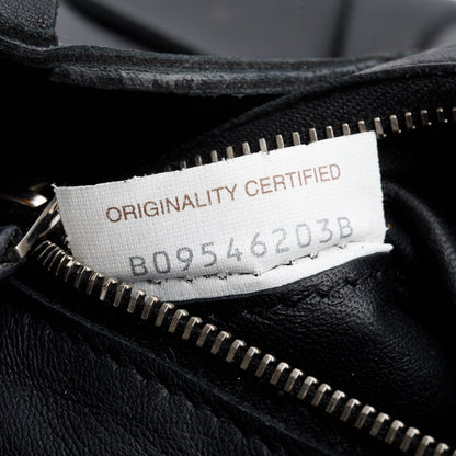 Bottega Veneta Black Intrecciato Cassette Bag