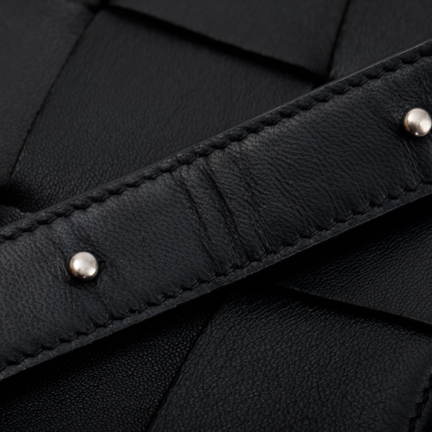 Bottega Veneta Black Intrecciato Cassette Bag