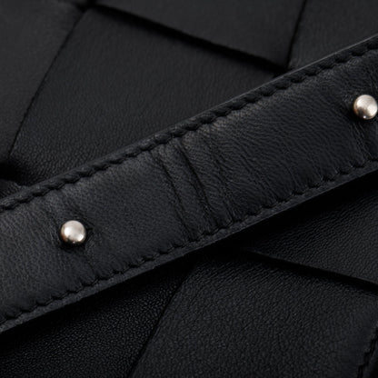 Bottega Veneta Black Intrecciato Cassette Bag