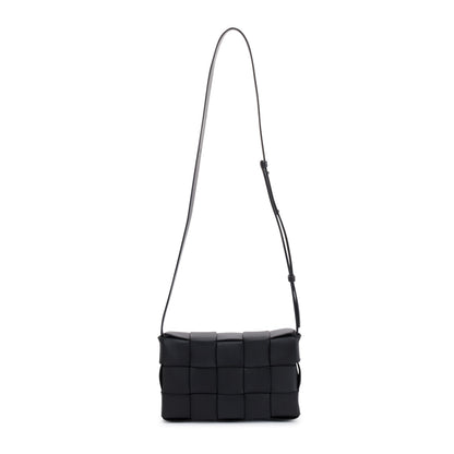 Bottega Veneta Black Intrecciato Cassette Bag