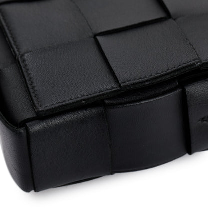 Bottega Veneta Black Intrecciato Cassette Bag