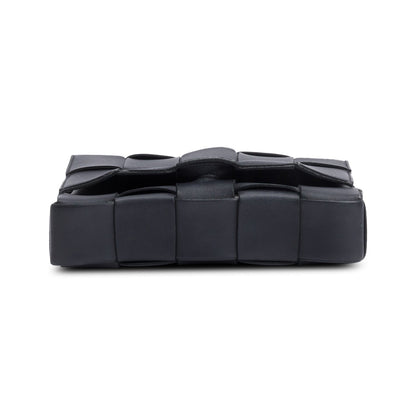 Bottega Veneta Black Intrecciato Cassette Bag