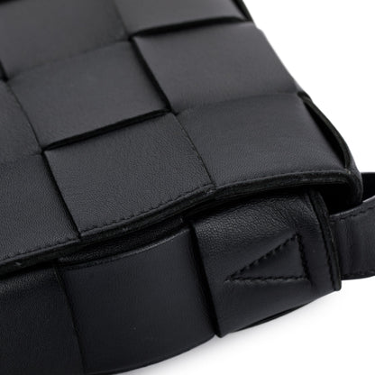 Bottega Veneta Black Intrecciato Cassette Bag