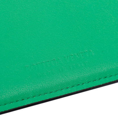 Bottega Veneta Black Intrecciato Leather Bi-Fold Wallet