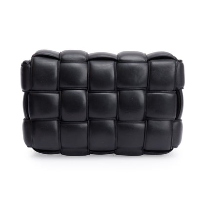 Bottega Veneta Black Lambskin Leather Classic Padded Cassette Bag