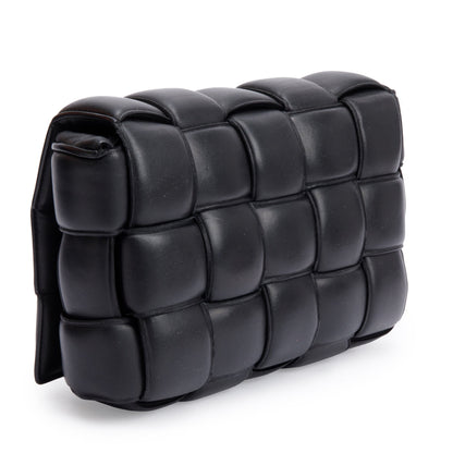Bottega Veneta Black Lambskin Leather Classic Padded Cassette Bag