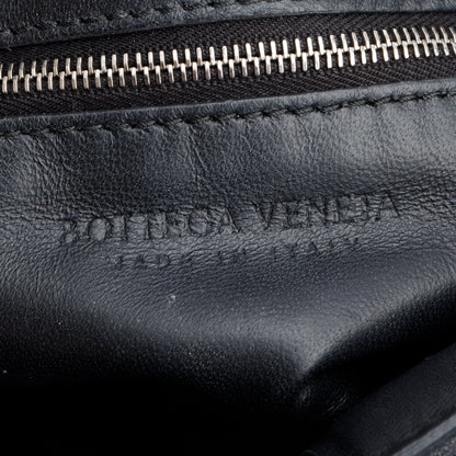 Bottega Veneta Black Nappa Intrecciato Padded Chain Cassette Bag