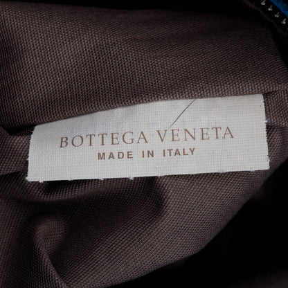 Bottega Veneta Blue Intrecciato Leather Large Cobble Messenger Bag