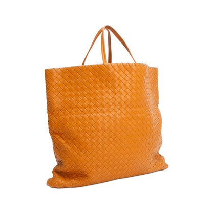 Bottega Veneta Brown Intrecciato Leather Tote