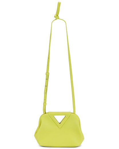 BOTTEGA VENETA CALFSKIN POINT TOP HADLE MEDIUM BAG