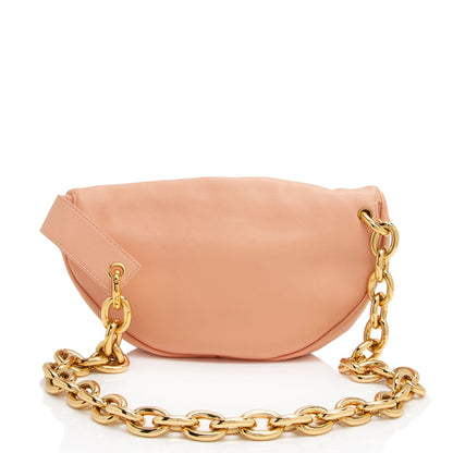 Luxury Bottega Veneta Calfskin The Belt Chain Pouch (SHF-7wK4Um)