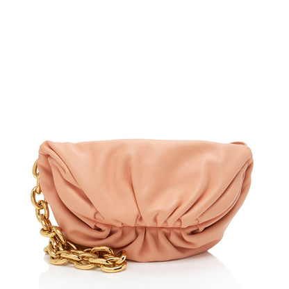 Luxury Bottega Veneta Calfskin The Belt Chain Pouch (SHF-7wK4Um)