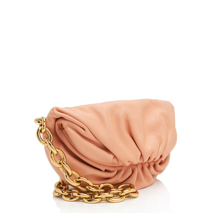 Luxury Bottega Veneta Calfskin The Belt Chain Pouch (SHF-7wK4Um)