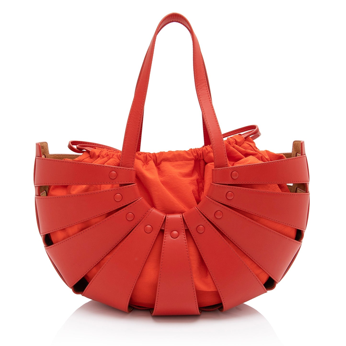 Luxury Bottega Veneta Calfskin The Shell Medium Tote (SHF-23532)