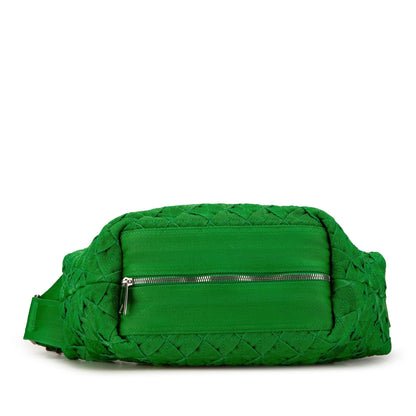 Luxury Bottega Veneta Canvas Intrecciato Webbing Cassette Crossbody (SHG-eE16vE)