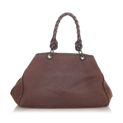 Luxury Bottega Veneta Canvas Tote Bag (SHG-23647)