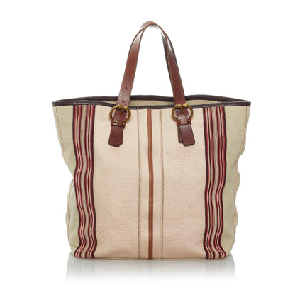 Luxury Bottega Veneta Canvas Tote Bag (SHG-29642)